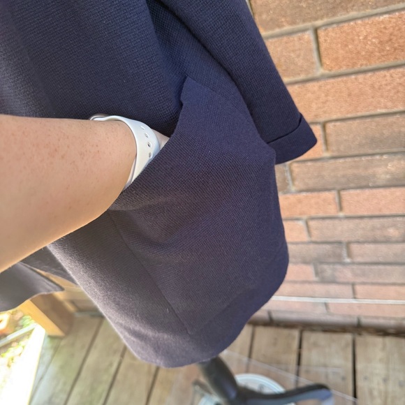 J. Crew Classic Dark Navy Cardigan Size Medium NWOT Re-imagined by J-crew - Picture 2 of 8